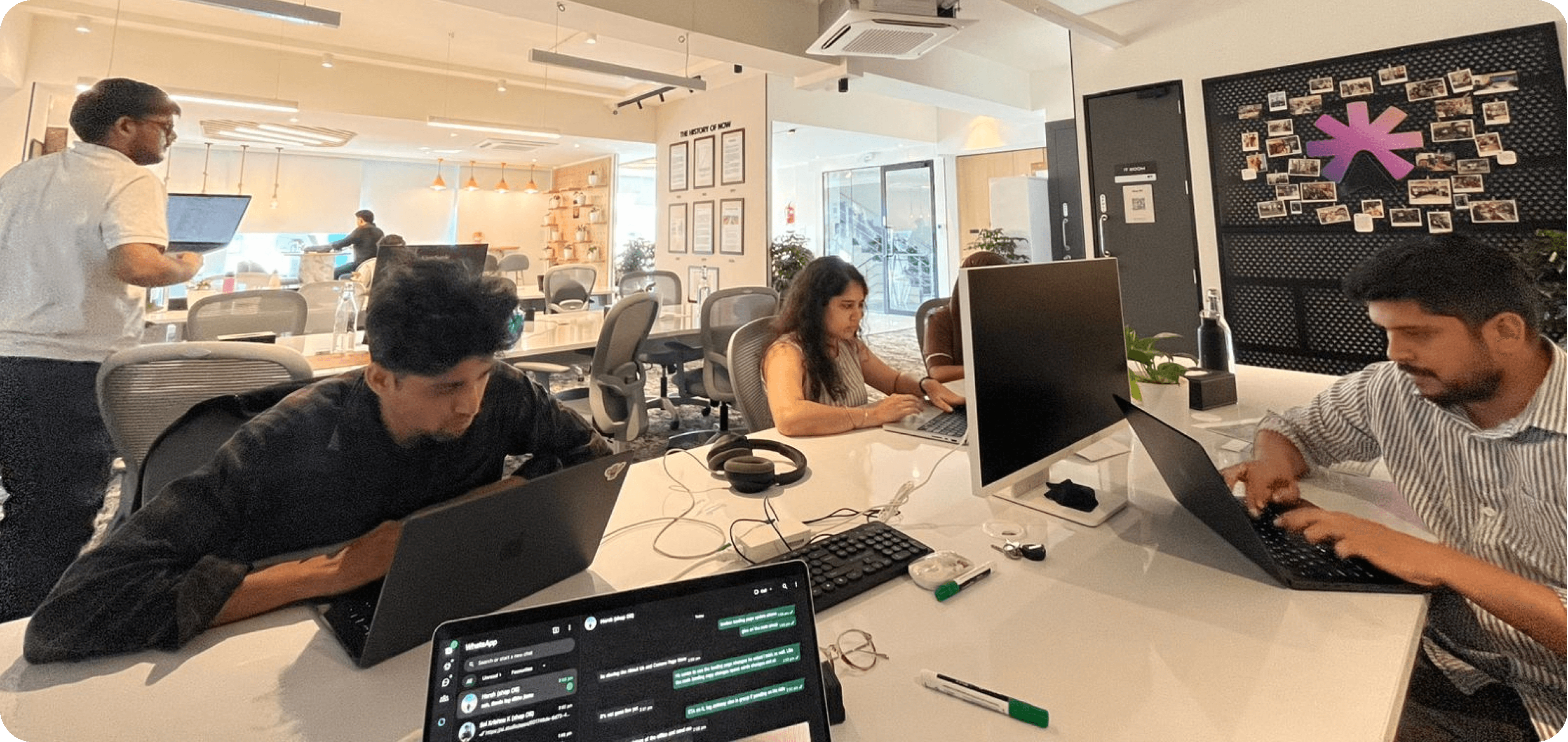 ShopOS team working together