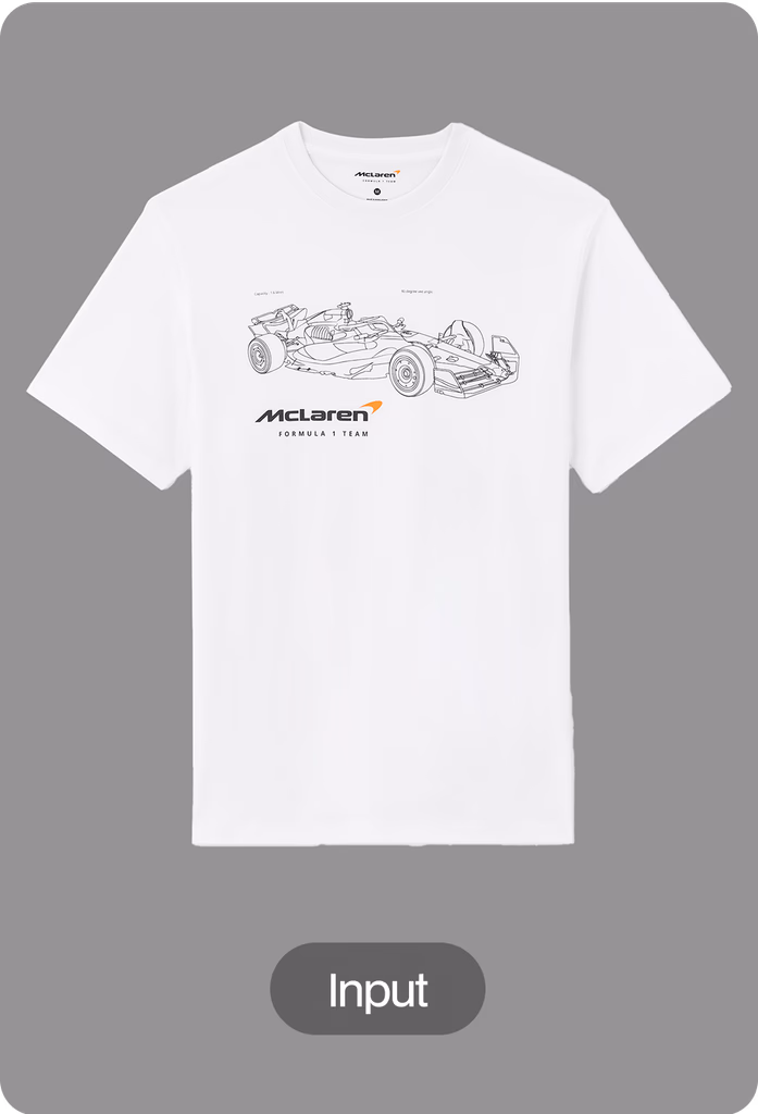 Input product t-shirt image