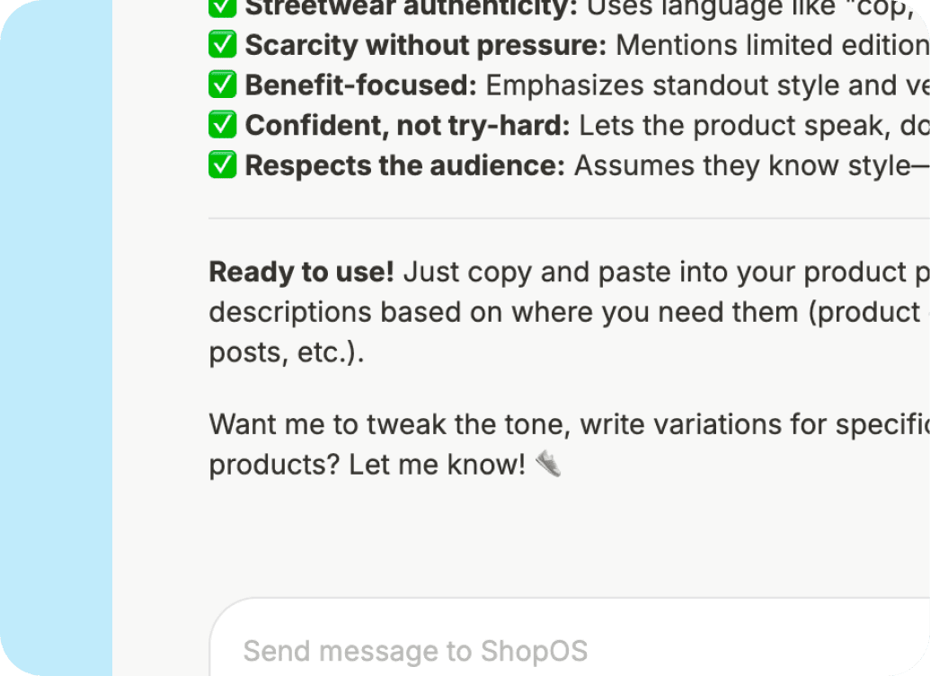 Content writer teammate interface
