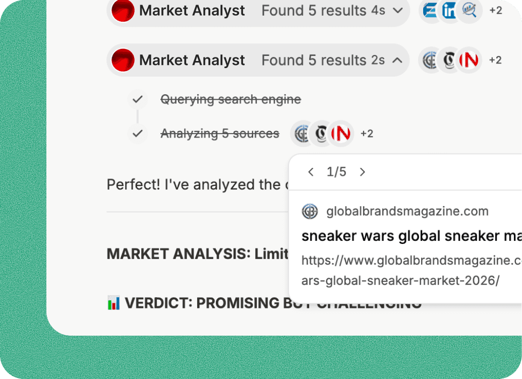 Jian-Yang, competitor intelligence teammate interface