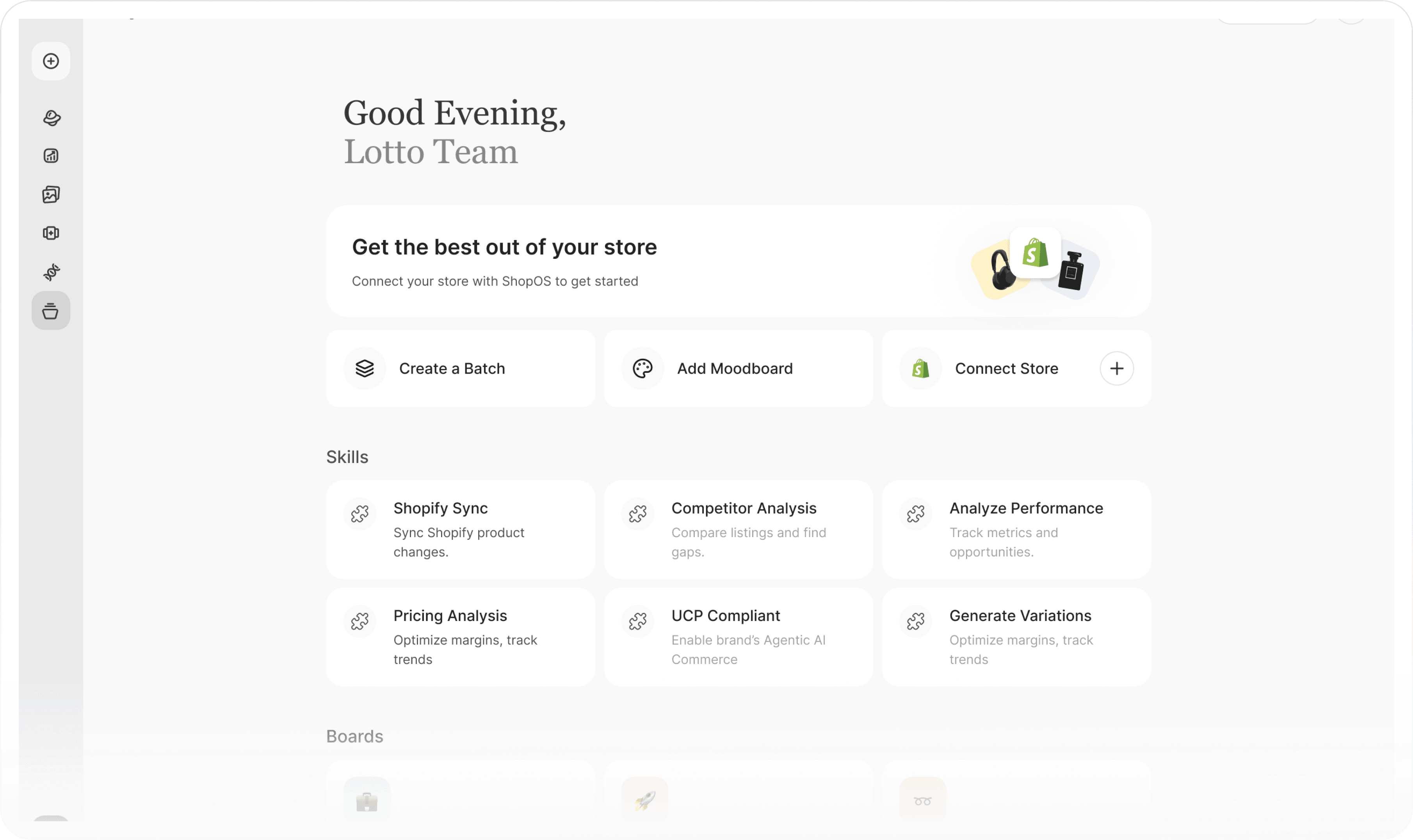 Files dashboard preview