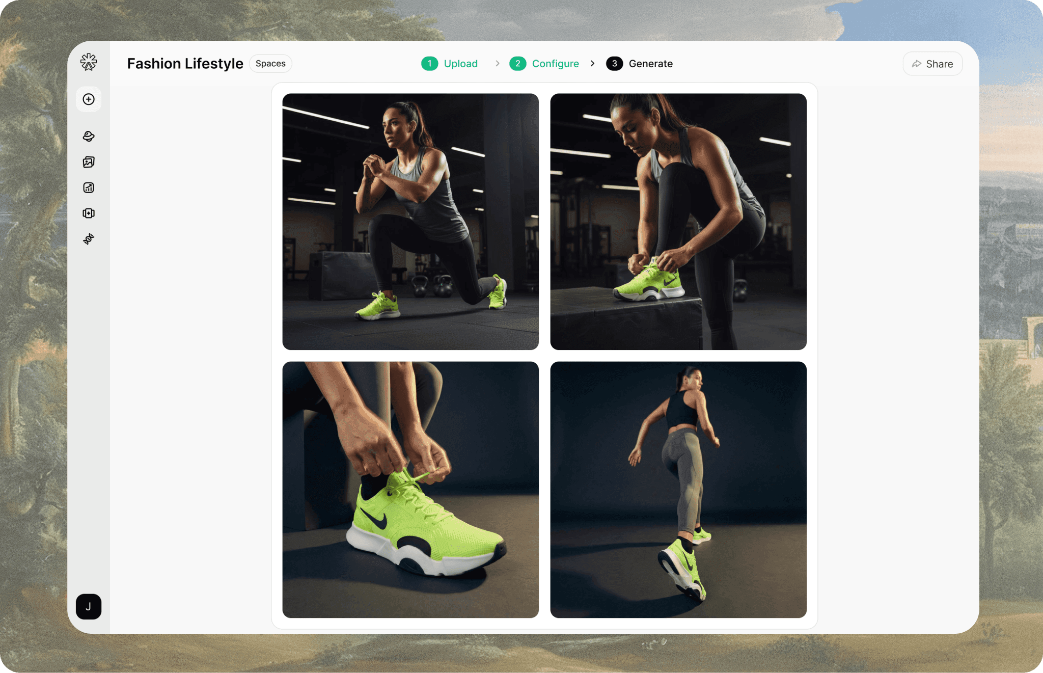 Generated output variants ready to use