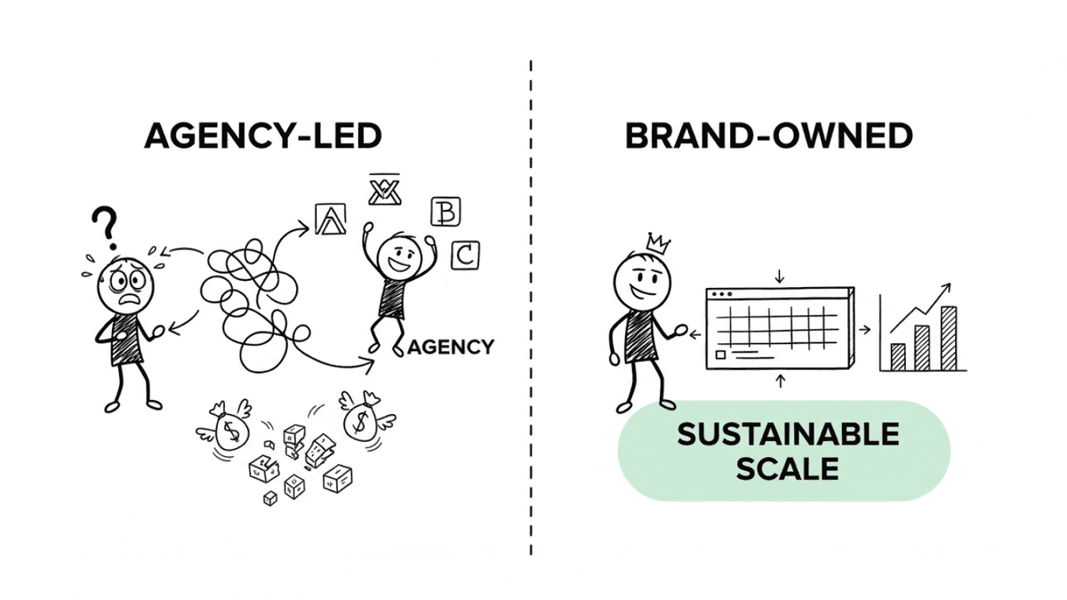 DTC Brands Fail to Scale With Agency-Led Execution