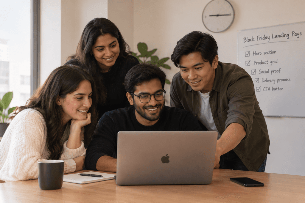Collaborative Black Friday Landing Page Review