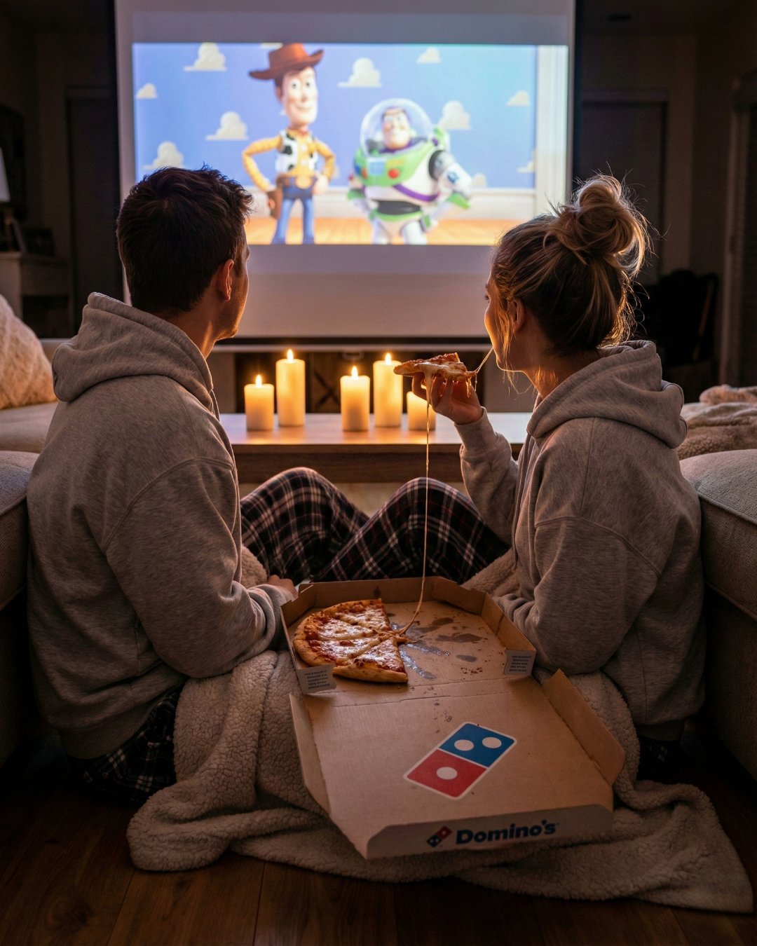 Cozy Living Room with Fireplace