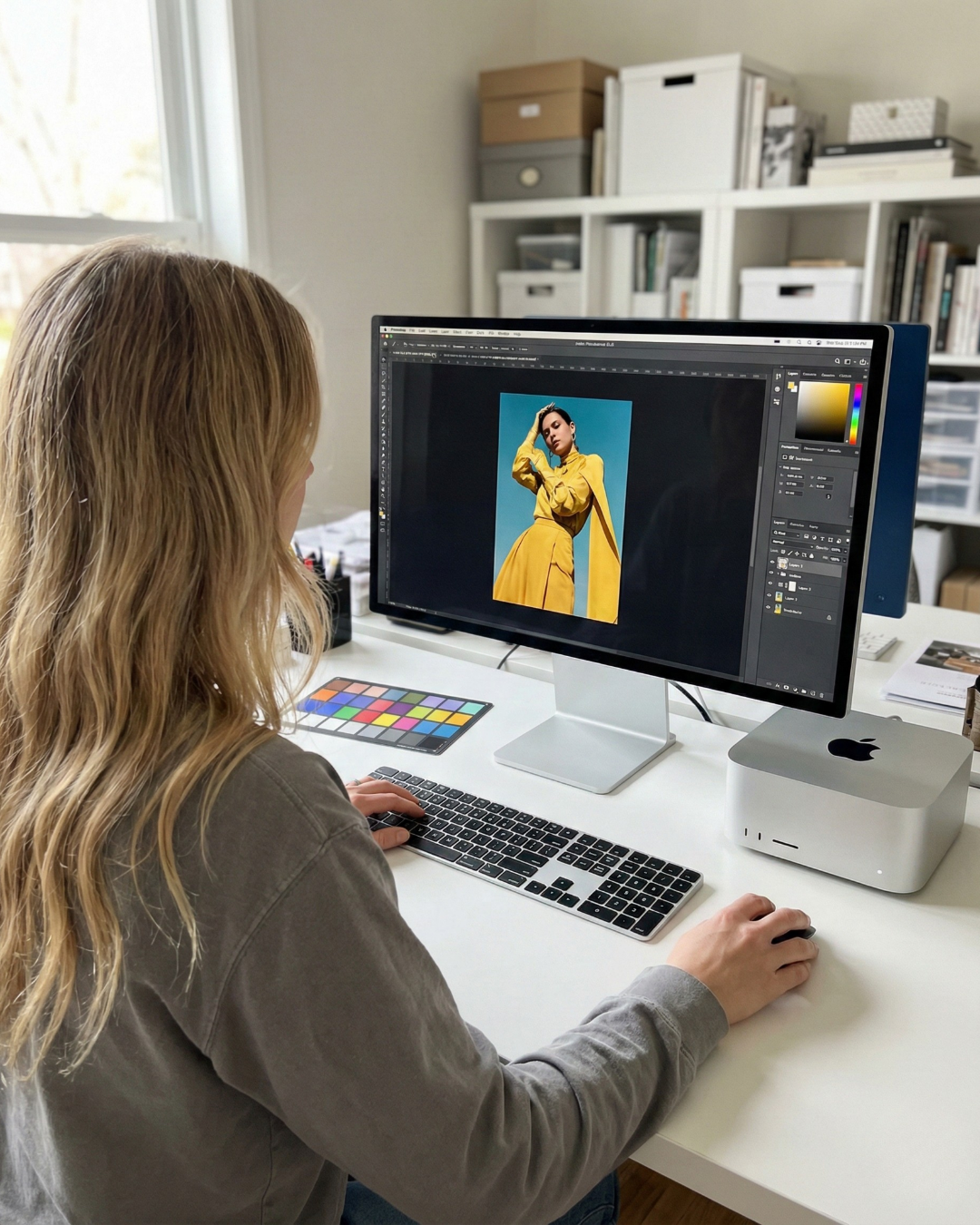 Home Office Desk Scene