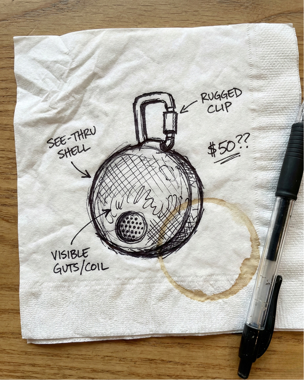 Napkin Sketch to Sellable Product_input Napkin Sketch to Sellable Product input