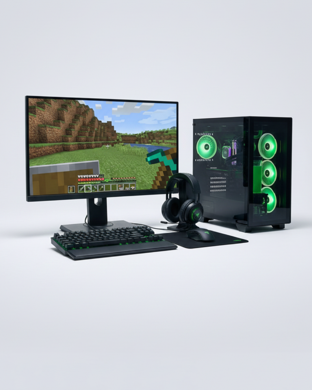 input Gaming Setup RGB Glow