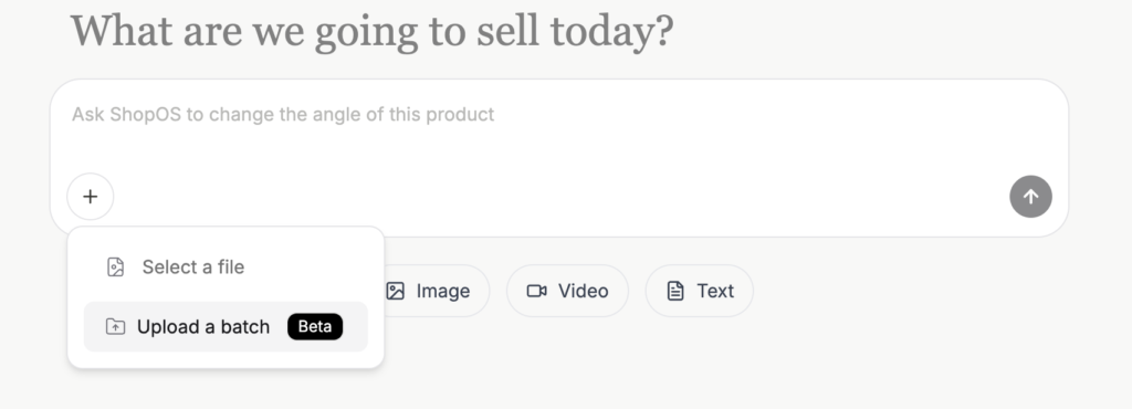 batch mode in shopos